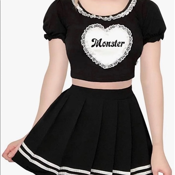 Little For Big “Monster” Crop Top - Picture 3 of 4